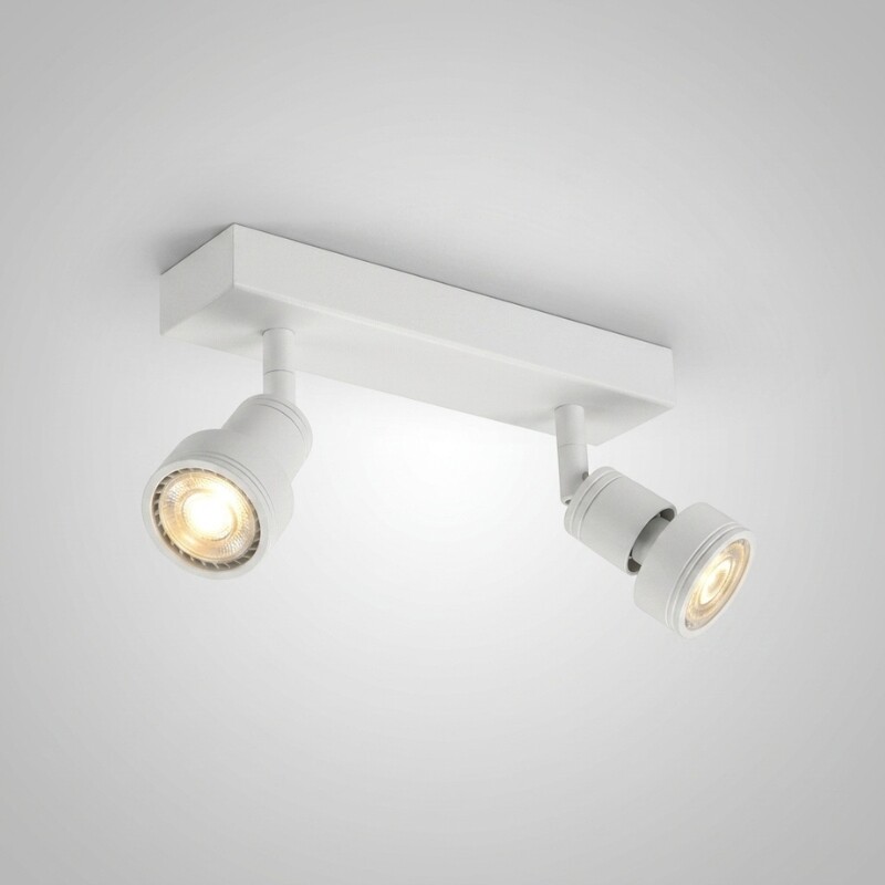 AAS Lámpara Niza Doble Orientable Blanca