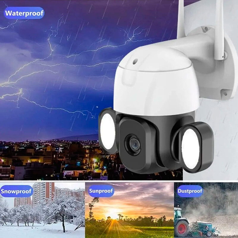 CAMARA SEGURIDAD TUYA PTZ C38A- Exterior-Smart Wifi N/A