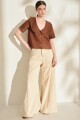 BLUSA BOSQUE Chocolate
