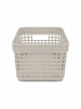 CESTA PLASTICA BEIGE (V)