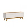 Rack para TV Stand Classic 1.4 - Linea Manhattan Natural/Blanco
