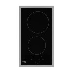 Anafe vitrocerámico 30cm 2 zonas Beko HDMC 32400 TX Anafe vitrocerámico 30cm 2 zonas Beko HDMC 32400 TX