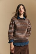 SWEATER LOMA Marron