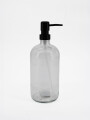 DISPENSADOR DE JABON VIDRIO TRANSPARENTE