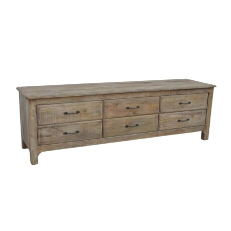 MUEBLE PARA TV MADERA NATURAL-BEIGE RIO NATURAL