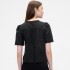 V-SS VNK RUFFLE LACE TOP BLACK 22