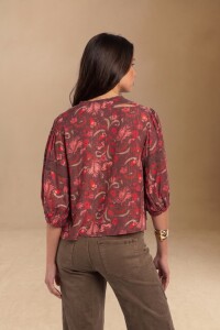 Blusa Estampada Manga Larga Print