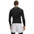 UA HG Elite Comp LS-WHT BLK-008