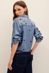 CAMISA METAL HEART Azul