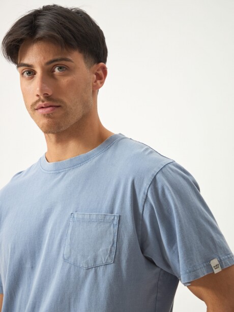 REMERA FLEX AZUL PIEDRA