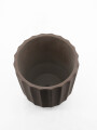 MACETA DE CERAMICA DECO TAUPE