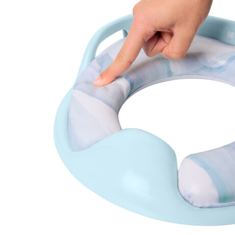 Reductor adaptador inodoros acolchado Sea Shell blue