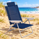 Set X 2 Sillas Summer 6 Posiciones Aluminio AZUL
