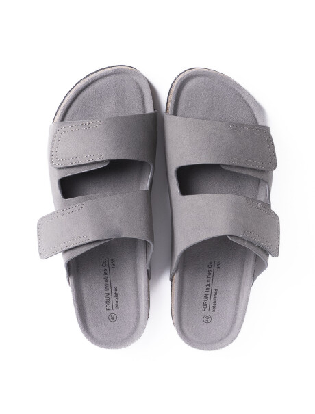 Sandalia con Velcro Marruecos Gris