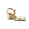 Sandalia Formal Mujer Vizzano Taco Bajo Blanco