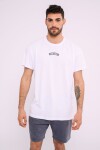 Remera oversize estampada Blanco