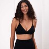 Soutien Triángulo María – Triángulo en algodón suave, delicado y cómodo Negro