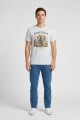 Camiseta estampada Elefante GRIS MELANGE