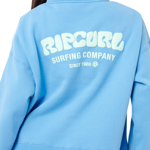 Buzo Rip Curl Surf Puff 1/4 Zip - Celeste Buzo Rip Curl Surf Puff 1/4 Zip - Celeste