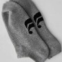 Medias The Everyday Ankle Sock Unisex Classic Grey Heather