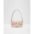AMELISA PINK TEXTILE BLACK LEATHER