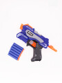 PISTOLA CON BALAS EVA AZUL