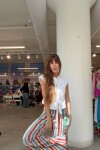 Jean Wavy Estampado Rojo