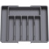 Organizador de Cubiertos Extensible Cajon Utensilios Cubertero IMBACK Gris Organizador de Cubiertos Extensible Cajon Utensilios Cubertero IMBACK Gris