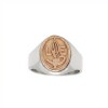 Anillo Profesión Nurse-Plata y Oro-Sin Piedra-AP5008 sinpiedra