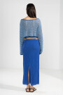CROP SWEATER Blue