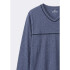 PIJAMA ML MASC AZUL MESCLA