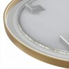 Espejo Vertical Lumax Moddy Marco Ovalado y Luz Led 50x70cm Dorado