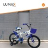 Bicicleta Urbana Infantil Rodada 16 Con Rueditas y canasto Azul