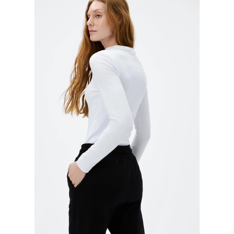 CAMISETA ML FEM BRANCO