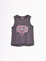 MUSCULOSA CILA KIDS GRIS OSCURO