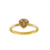 Anillo Corazón-Oro 18k-Piedra Zirconia-AN9512 conpiedra