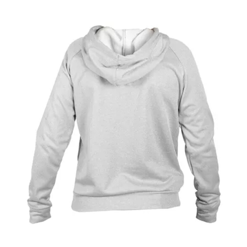 HOODIE POLY FLEECE GIRLS TRNG rosa par m GRIS CLARO/NEGRO/NARANJA