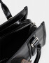 City Cartera City Con Charm - Negro