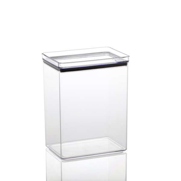 POTE HERMETICO LUMINI RECTANGULAR 4.2 LT TRANSPARENTE