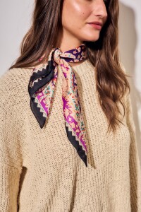 Bandana Floral Violeta