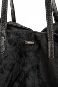 Travel Bag Gamuza Vegana Negro