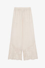 PANT LINO ENCAJE Crudo