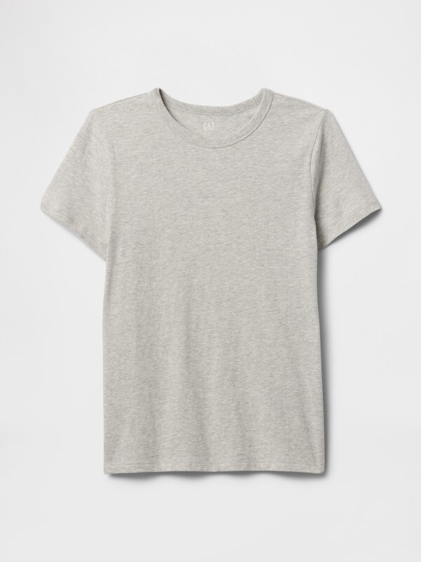 V-SS FAV CREW SOLID LIGHT HEATHER GREY