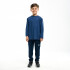 LONG SLEEVE BOYS POLY/SPX EVERLASR E-DAY-NA AZUL NAVI