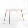 Mesa de comedor Rectangular Vidrio Hielo - Ariel Mesa de comedor Rectangular Vidrio Hielo - Ariel