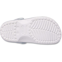 Classic Clog Iridescent Glitter Blanco