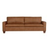 SOFA 100% CUERO - MODELO BLANC - 3 CUERPOS - MARRON SOFA 100% CUERO - MODELO BLANC - 3 CUERPOS - MARRON