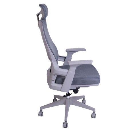SILLA DE OFICINA MALLA GRIS LOMBARDI