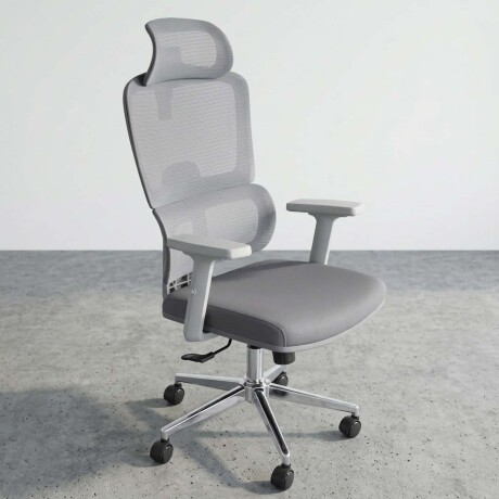 SILLA DE OFICINA MALLA GRIS AERIS