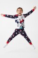 Pijama m/l largo niña MICKEY & MINNIE AZUL MARINO